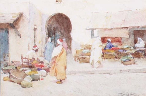 بائعو الفاكهة ، القيروان بواسطة تيريك ويليامز