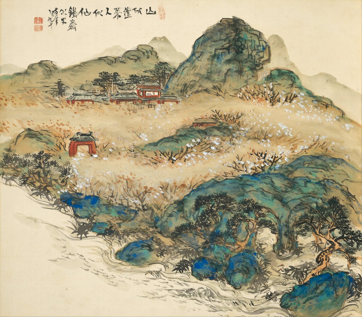 جبل بينغلاي جبل الخالدون ، 1924 بواسطة تيساي توميوكا