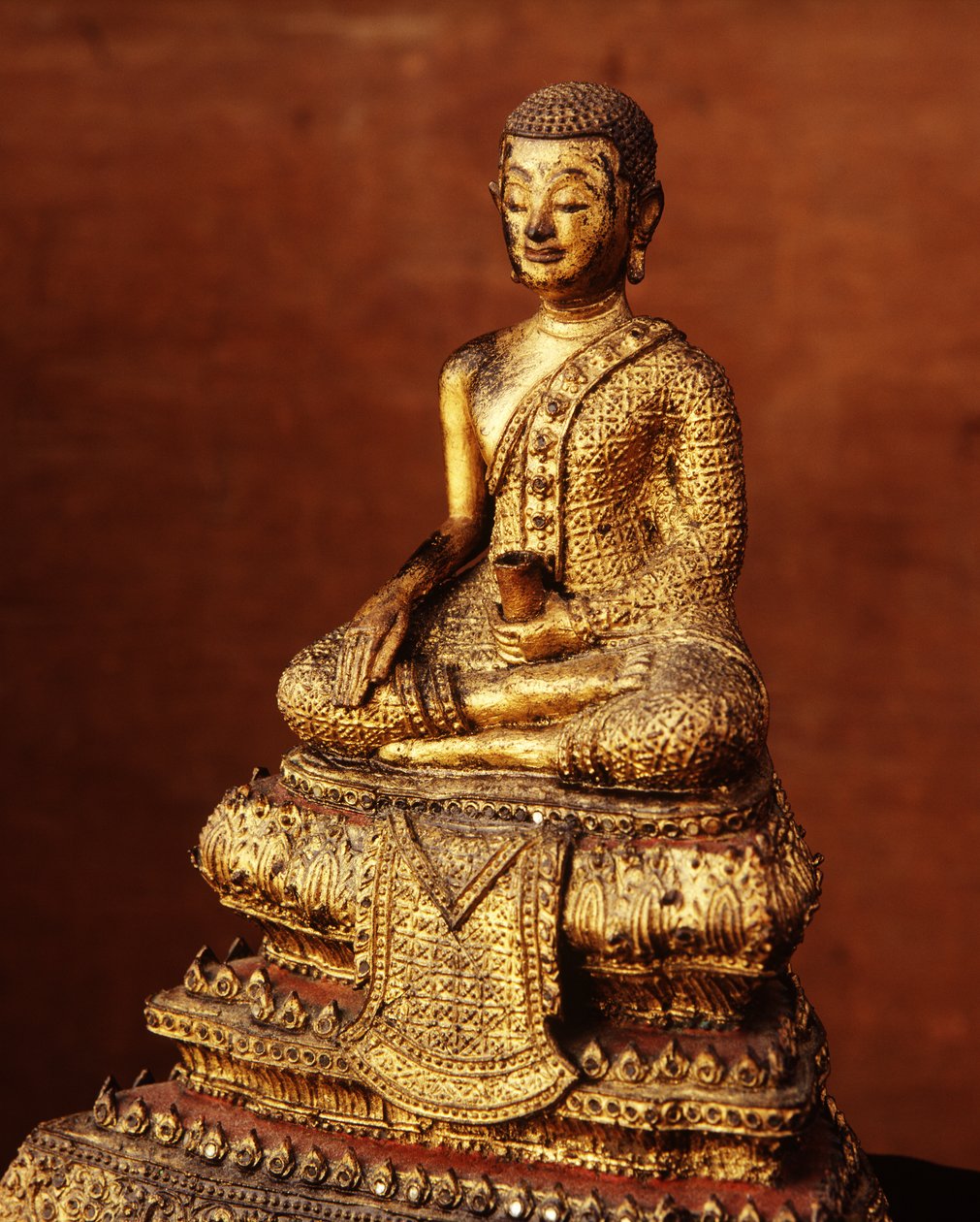 Monk image from the early 19th century (bronze) بواسطة المدرسة التايلاندية