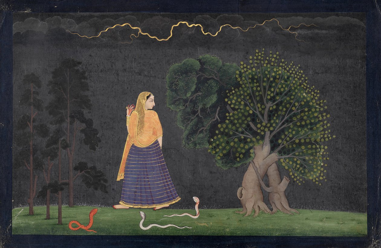 هرعت البطلة إلى عشيقها (Abhisarika Nayika) بواسطة عائلة نينسوخ