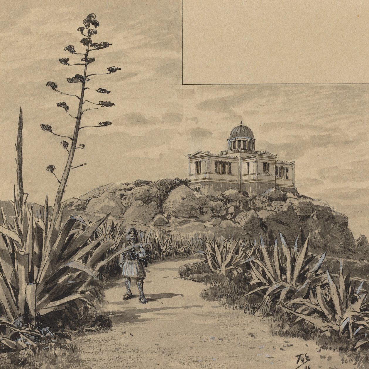 المرصد ، 1890. بواسطة Themistocles من الكسارة الزاوية