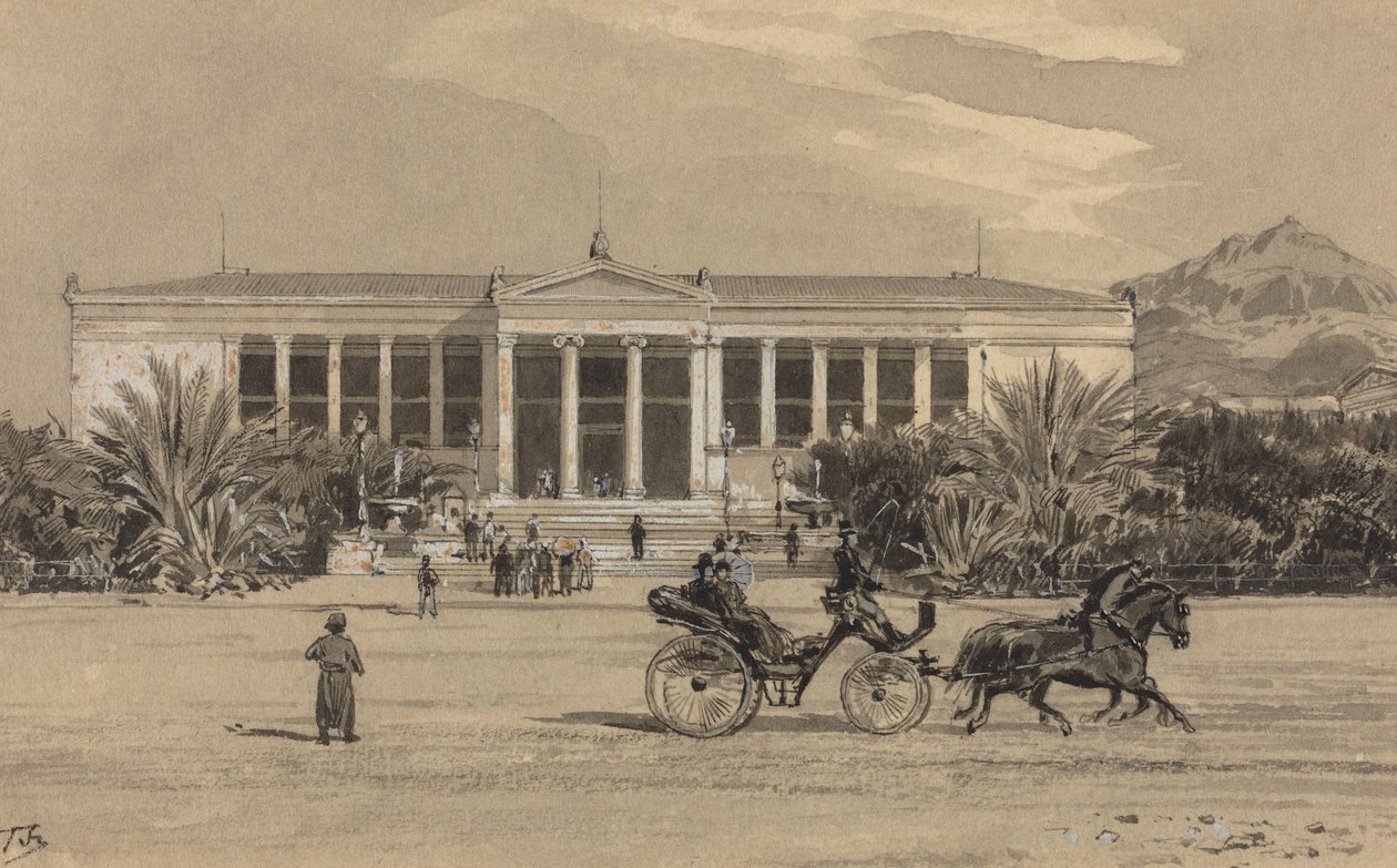 الجامعة 1890. بواسطة Themistocles من الكسارة الزاوية