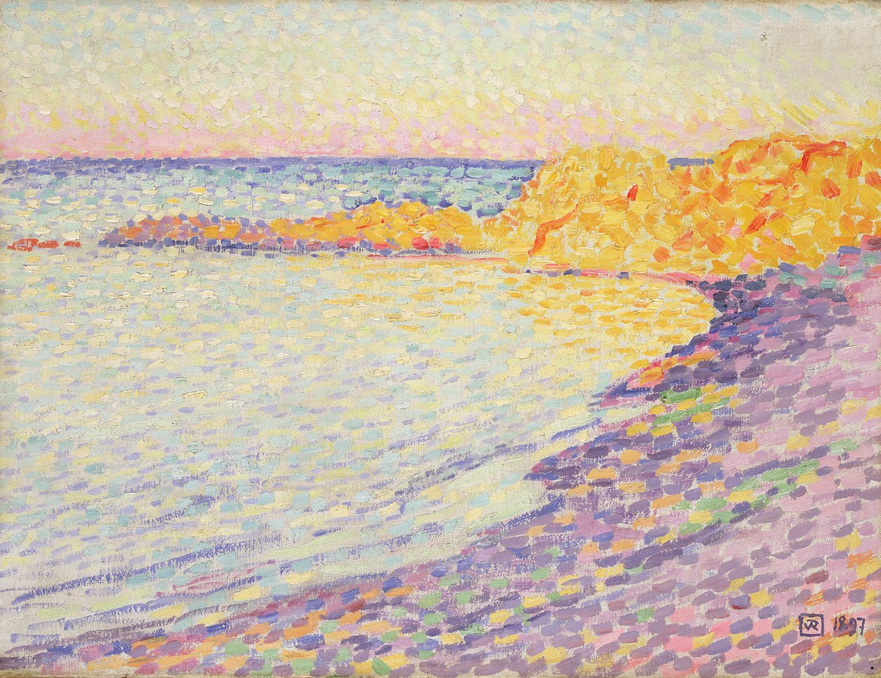 بيتي بلاج ، سانت تروبيز ، 1897 بواسطة Théo van Rysselberghe