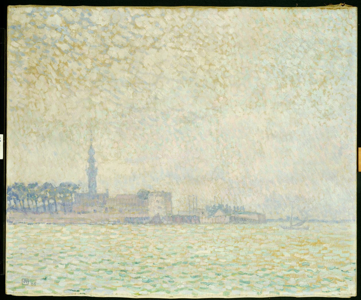 منظر لفيري ، ميستي مورنينغ ، 1906 بواسطة Théo van Rysselberghe
