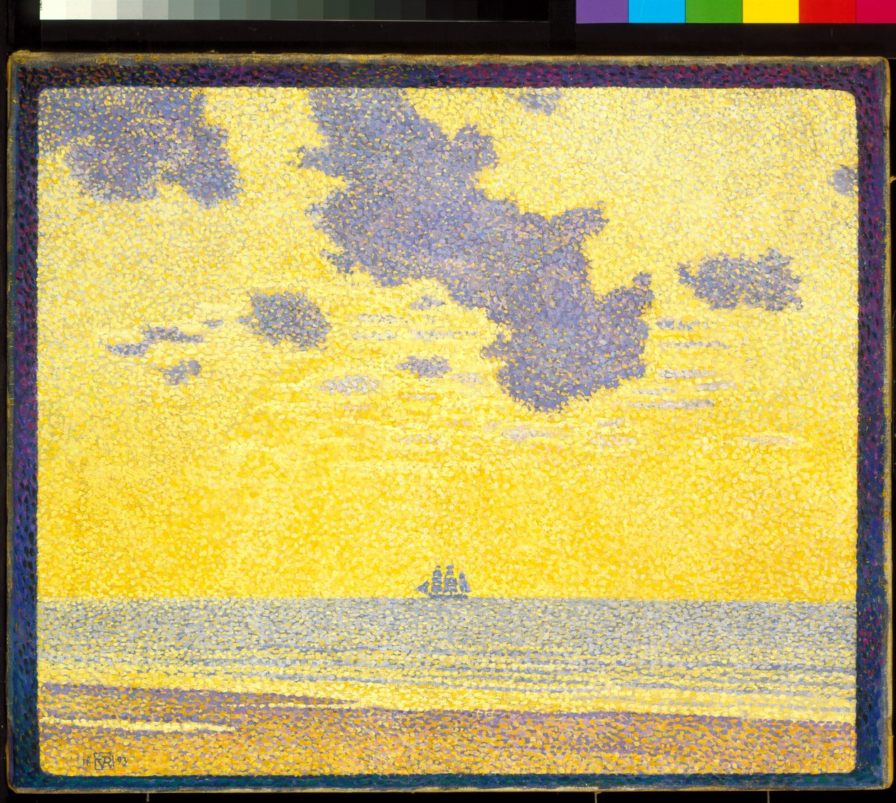 غيوم كبيرة (زيت على قماش) بواسطة Théo van Rysselberghe