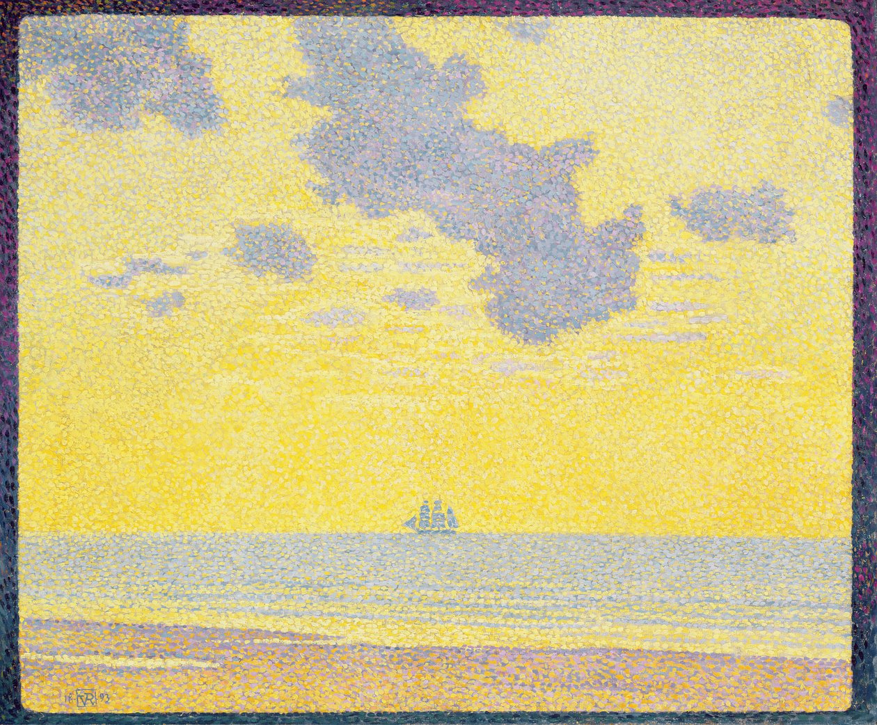 غيوم كبيرة بواسطة Théo van Rysselberghe