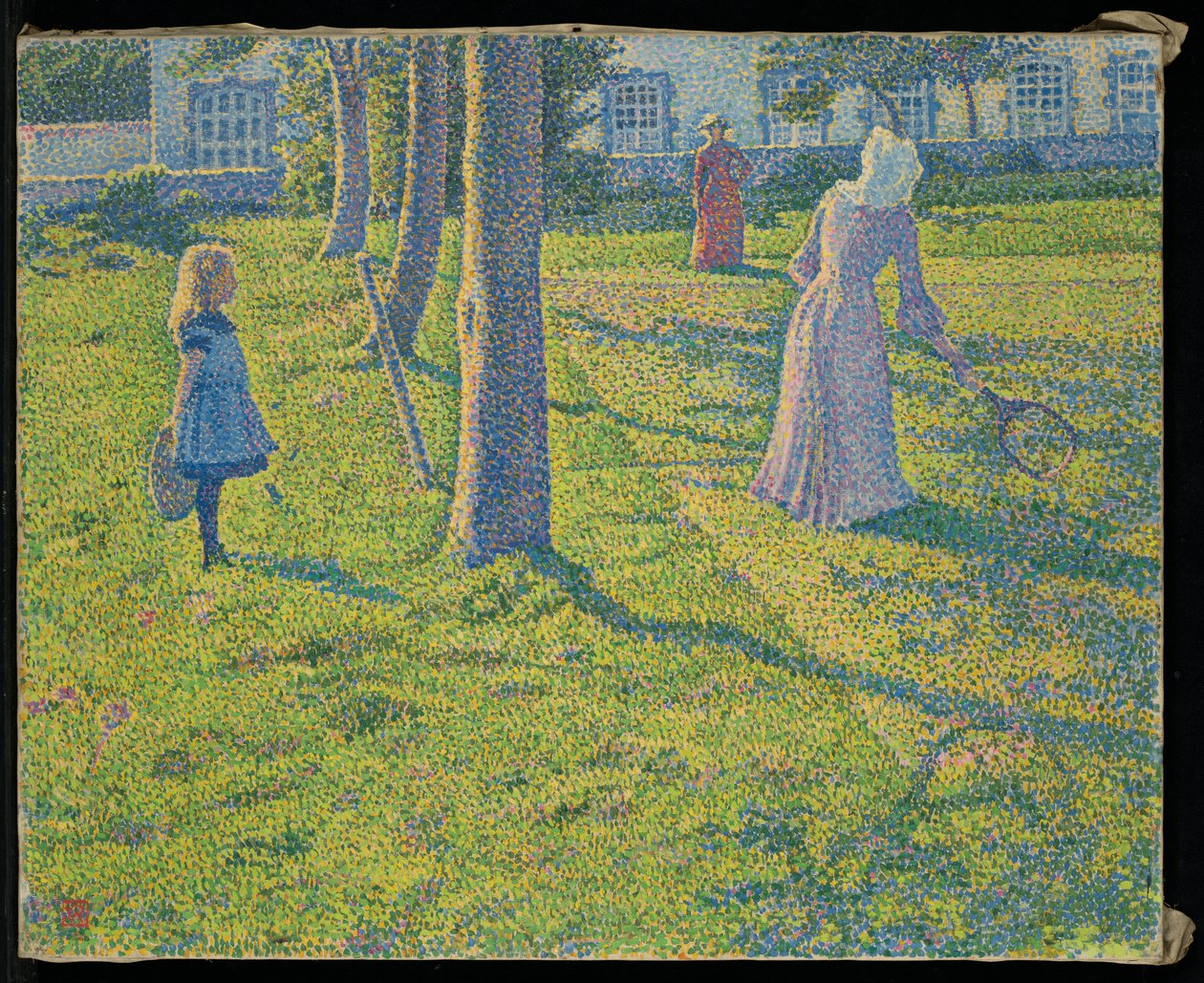 في ثوين أو حفلة التنس بواسطة Théo van Rysselberghe
