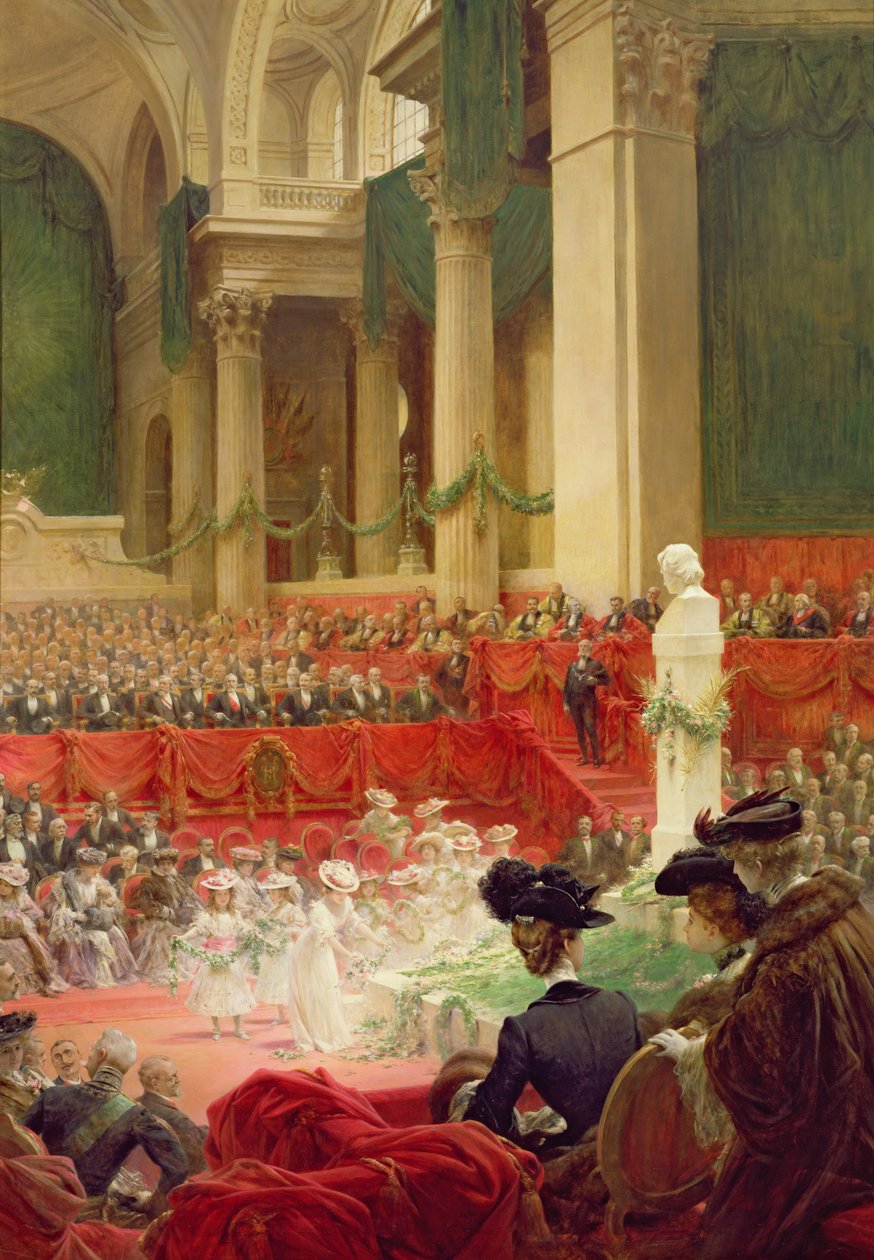 حفل في البانثيون للاحتفال بالذكرى المئوية لميلاد فيكتور هوغو (1802-1885) 26 فبراير 1902 بواسطة ثيوبالد شارتران