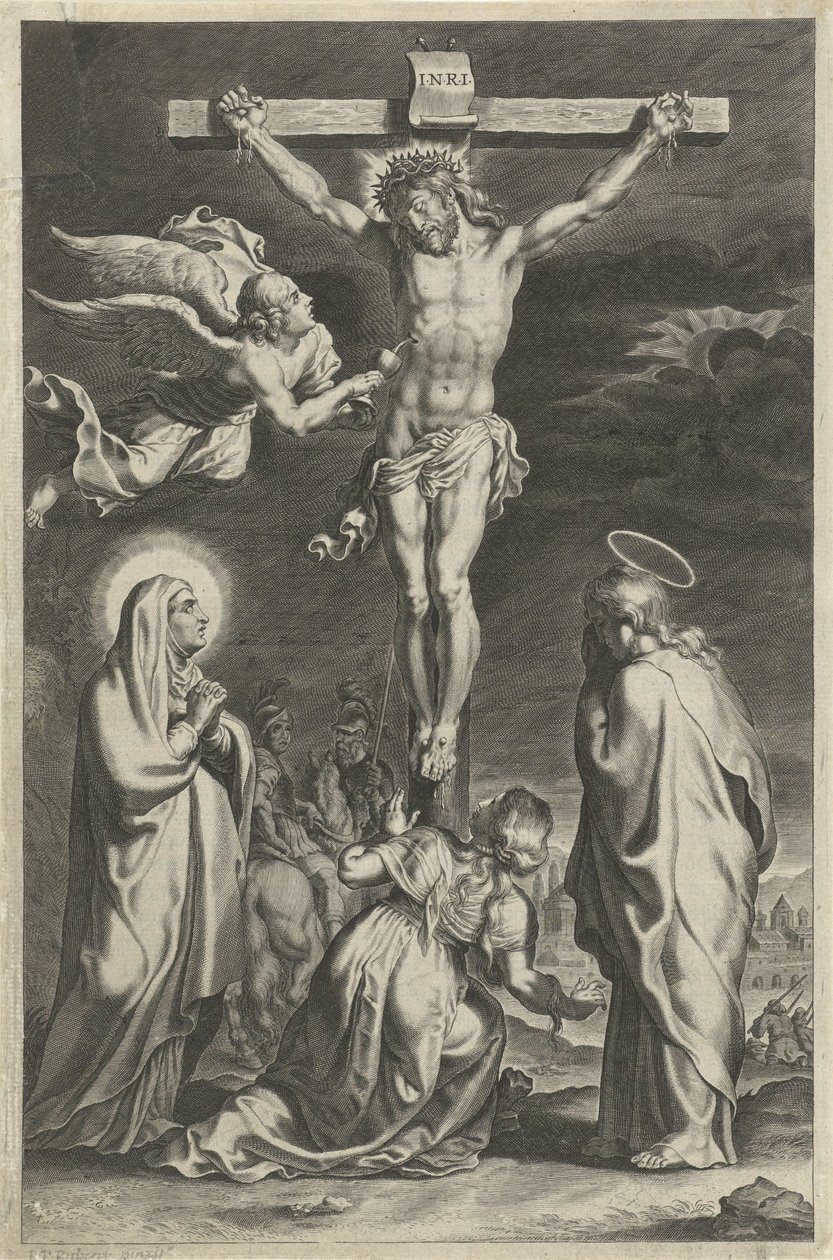 المسيح على الصليب مشاهد من العهد القديم والعهد الجديد (عنوان السلسلة) Breviarium romanum (عنوان المسلسل) بواسطة ثيودور جالي (ربما)