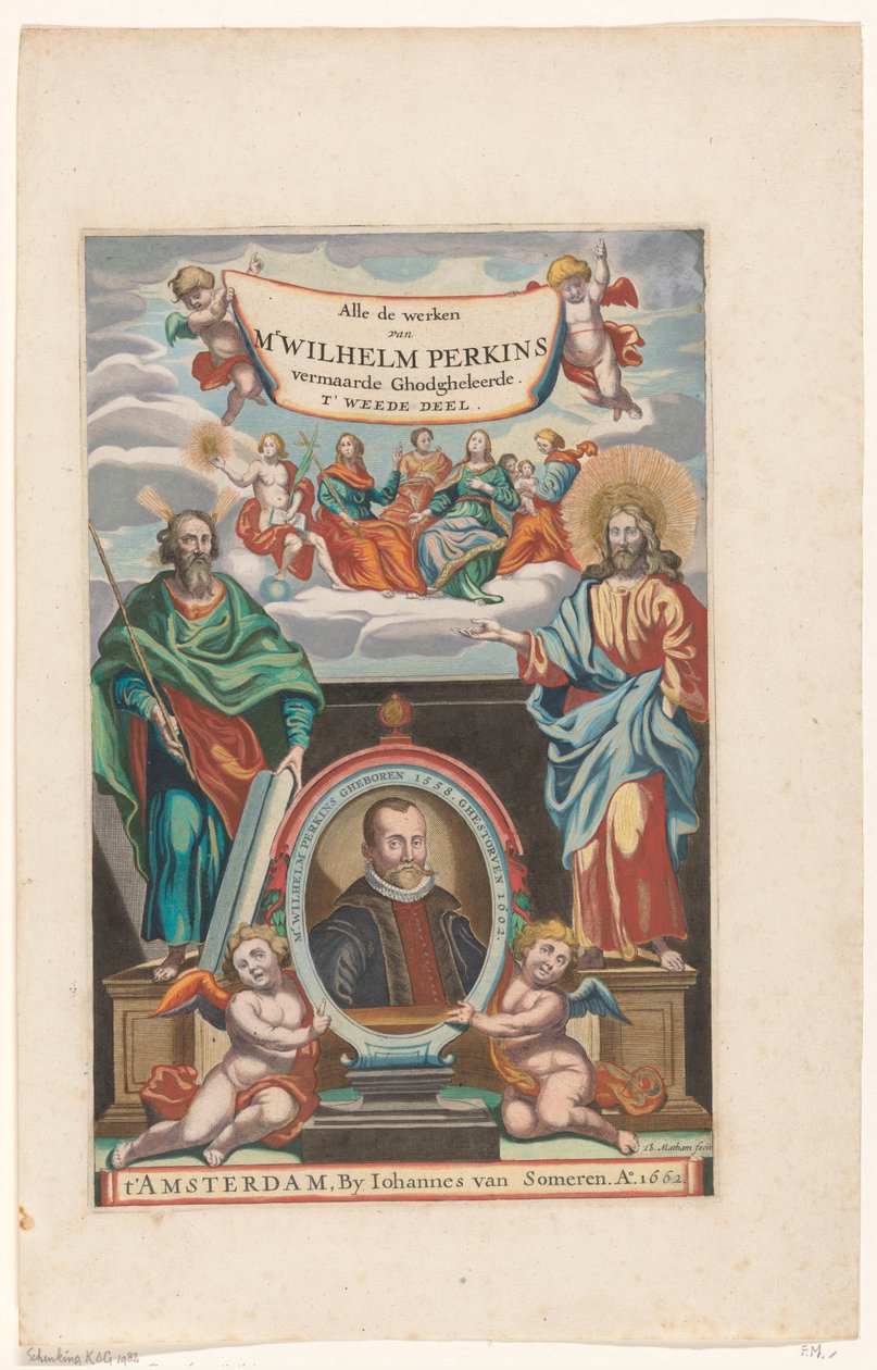 صورة وليام بيركنز صفحة العنوان لـ: William Perkins ، جميع الأعمال. الجزء الثاني 1662 بواسطة ثيودور ماثام