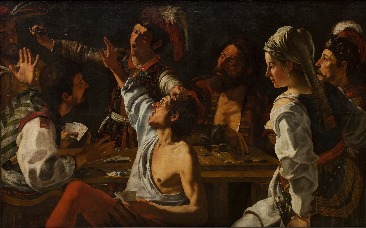 لاعبي البطاقة والطاولة. قتال على البطاقات ، 1620-1629 بواسطة روايات ثيودور