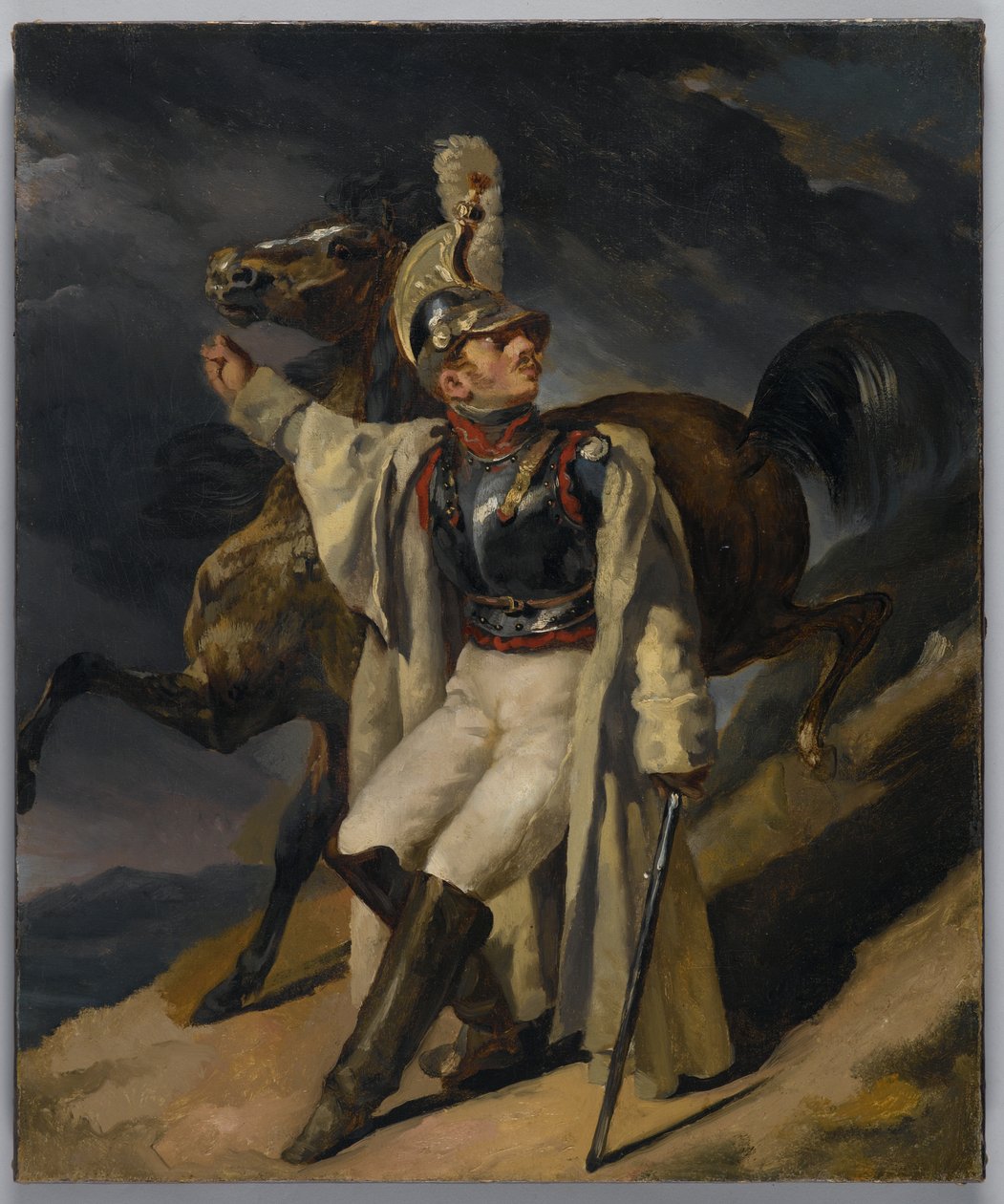 دراسة للجرحى كويراسير ، 1814 (انظر أيضًا 60407) بواسطة ثيودور جيريكولت
