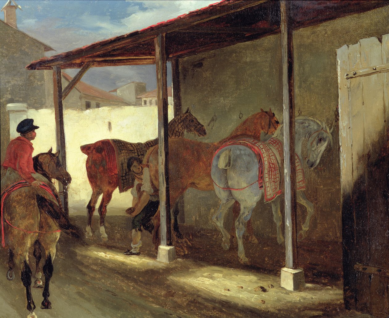حظيرة Marechal-Ferrant ، 1820-21 بواسطة ثيودور جيريكولت