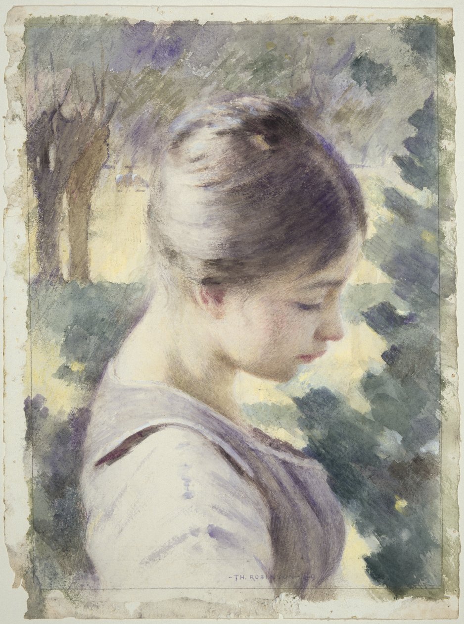 رأس زينة ، 1889 (مرحاض على ورق) بواسطة ثيودور روبنسون