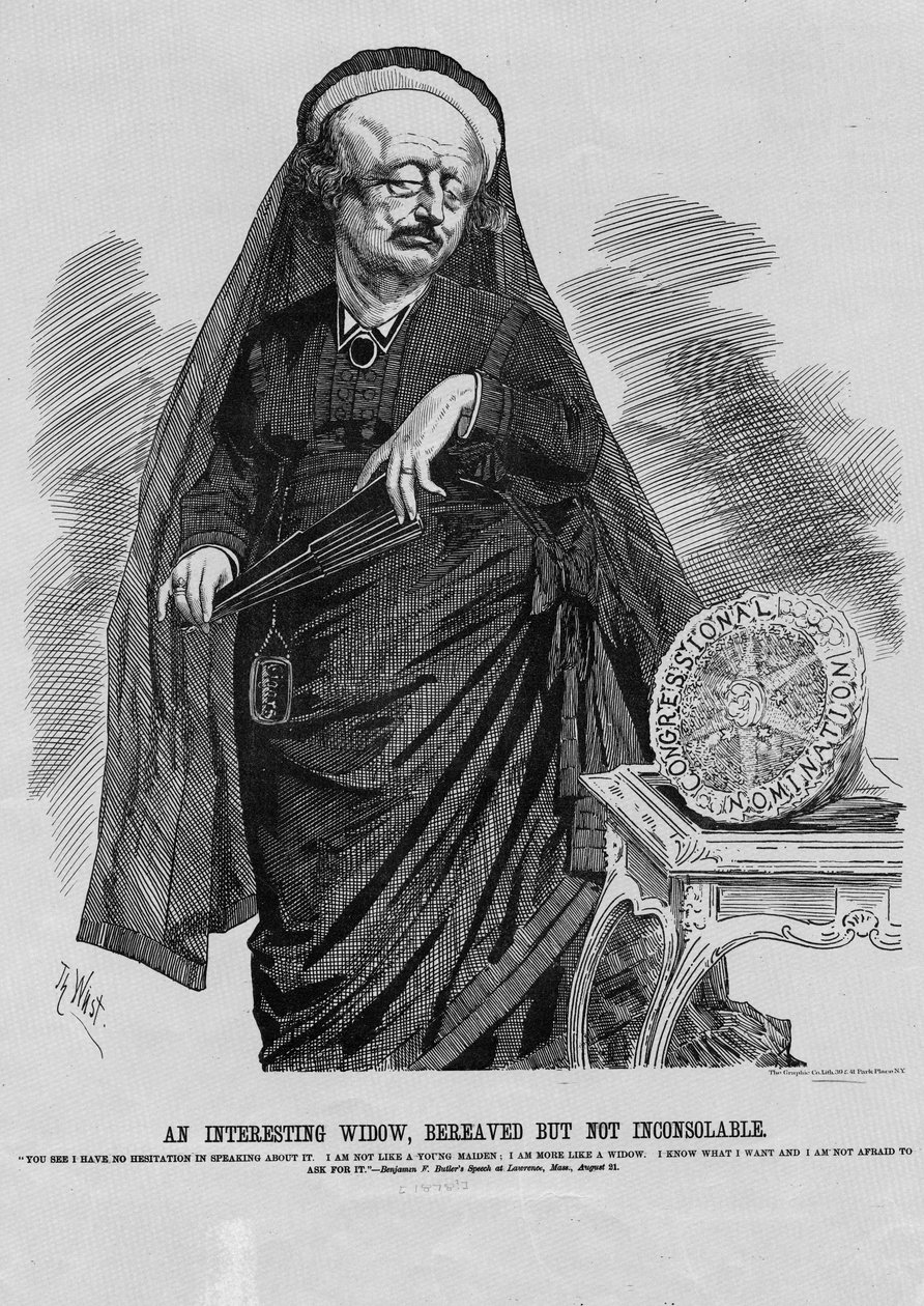 أرملة مثيرة للاهتمام: مفجعة ولكن لا تطاق ، شركة الجرافيك ليث ، نيويورك ، 1876 بواسطة ثيودور ويست