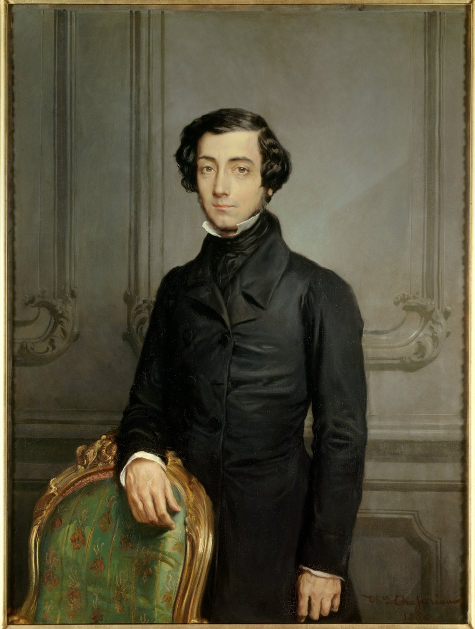 صورة الكسيس تشارلز هنري كليرال دي توكفيل (1805-1859) ، وزير الخارجية في عهد الجمهورية الثانية لوحة لثيودور تشاسيرو (1819-1856) بواسطة تيودور شاسريو