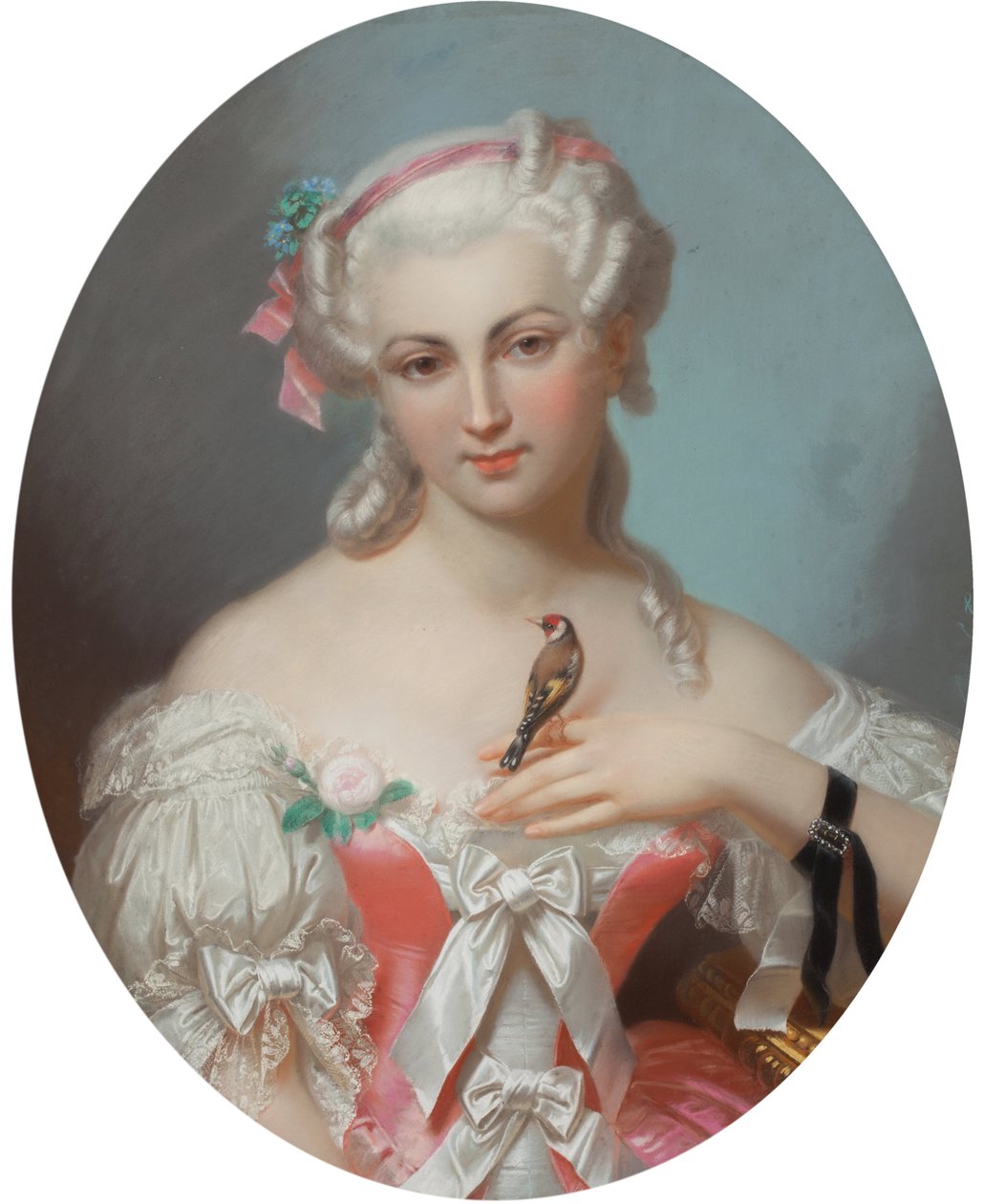 آن هنرييت من فرنسا (1727-1752) ، بقلم فانتين لاتور ، ثيودور (1805-1872). الباستيل على الورق النصف الأول من القرن التاسع عشر .. مجموعة خاصة بواسطة ثيودور فانتين لاتور