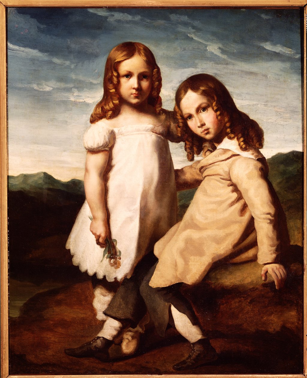 ألفريد ديدرو (1810-1860) كطفل مع أخته ، إليزابيث ، 1816-1717 بواسطة ثيودور جيريكولت