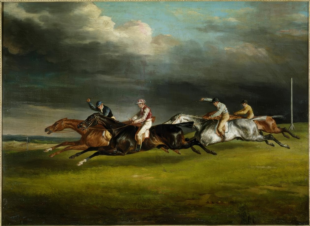 سباق الخيل (ديربي 1821 في إبسوم بواسطة ثيودور جيريكولت