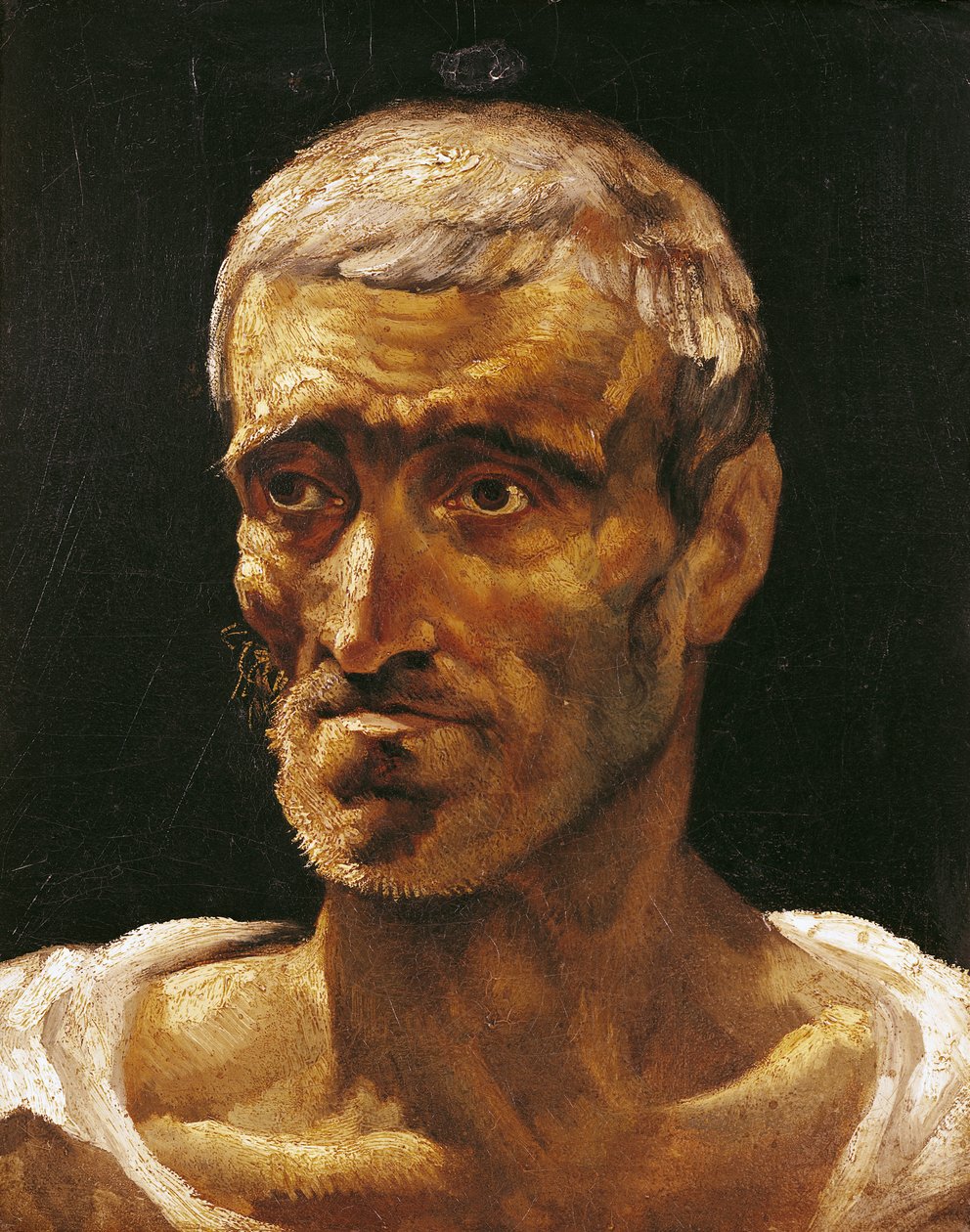 رأس رجل غرق السفينة ، دراسة عن طوف ميدوسا ، 1817-1919 بواسطة ثيودور جيريكولت