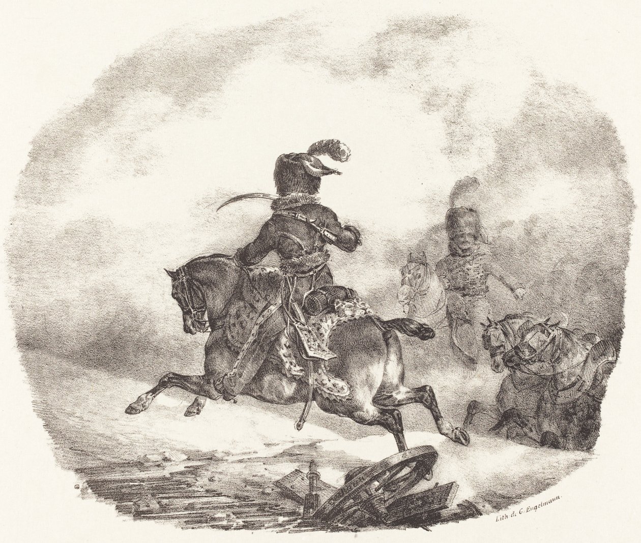 ضابط المدفعية الخفيف بالحرس الإمبراطوري (Officier d'artillerie legerie de la garde Imperiale) بواسطة ثيودور جيريكولت