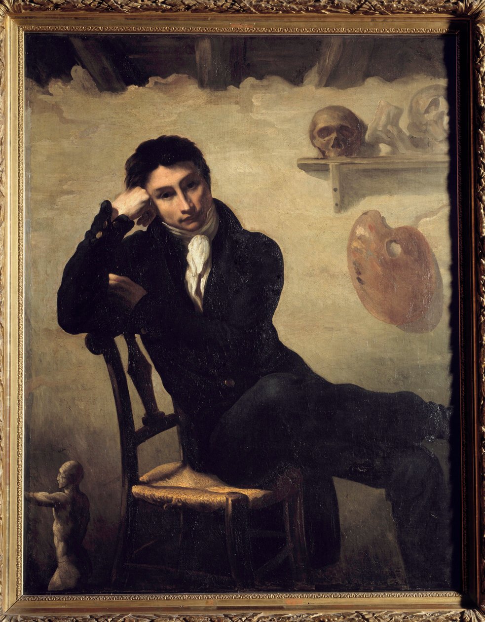 صورة لفنان في مرسمه لوحة بواسطة ثيودور جيريكولت (1791-1824) القرن التاسع عشر. 1،47x1،14 م. بواسطة ثيودور جيريكولت