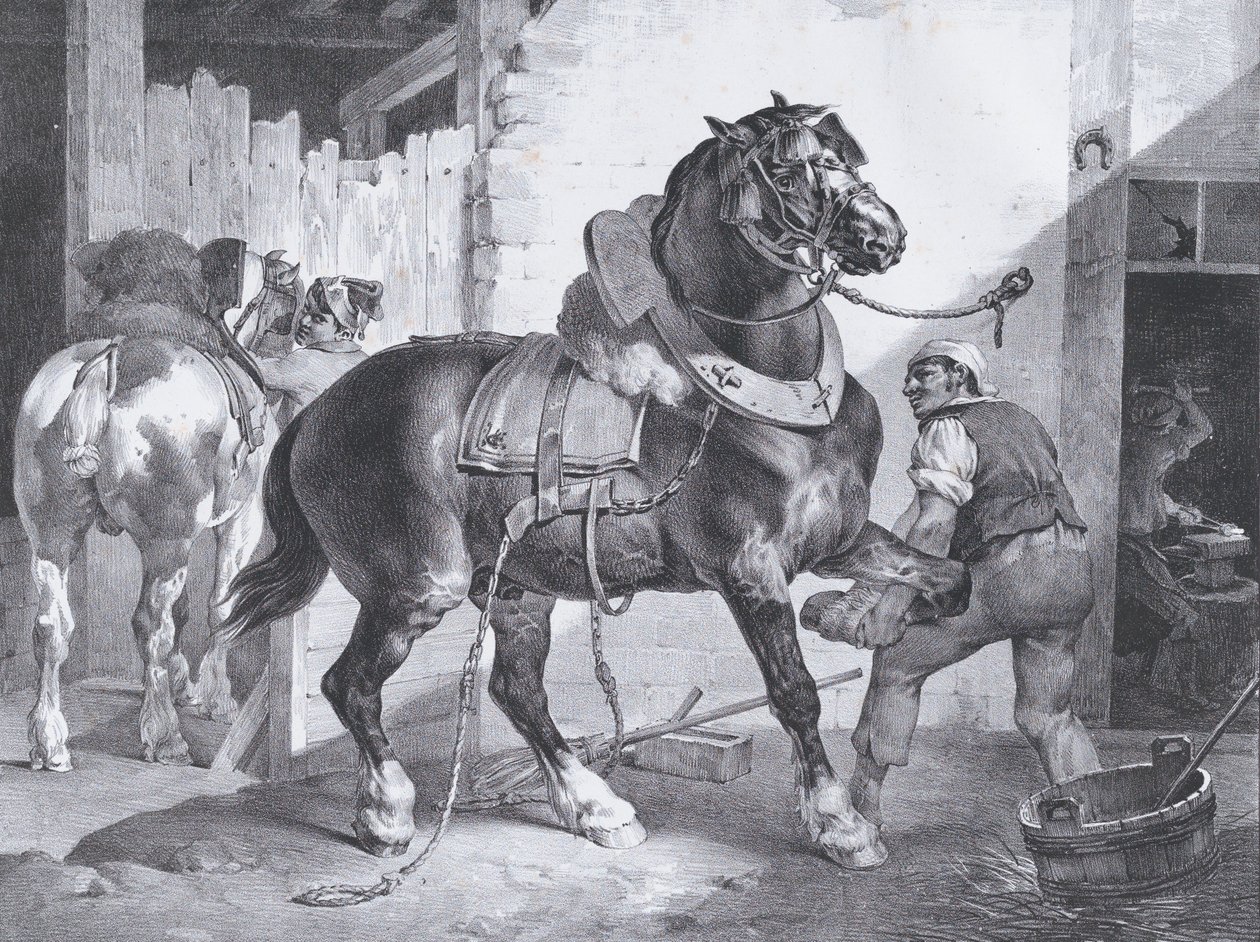 الحداد الفرنسي 1822. بواسطة ثيودور جيريكولت
