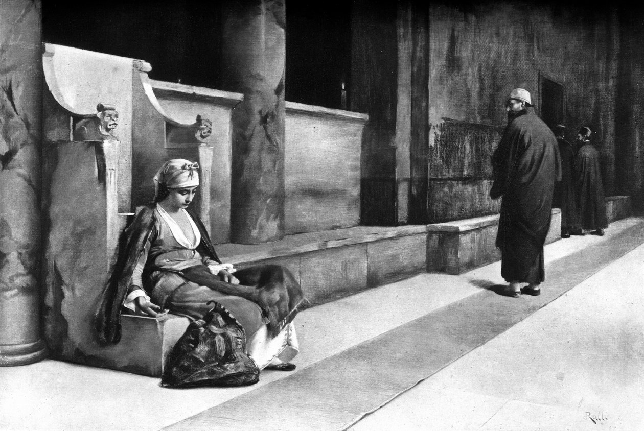في الكنيسة ، اليونان ، 1895. بواسطة تيودور جاك رالي