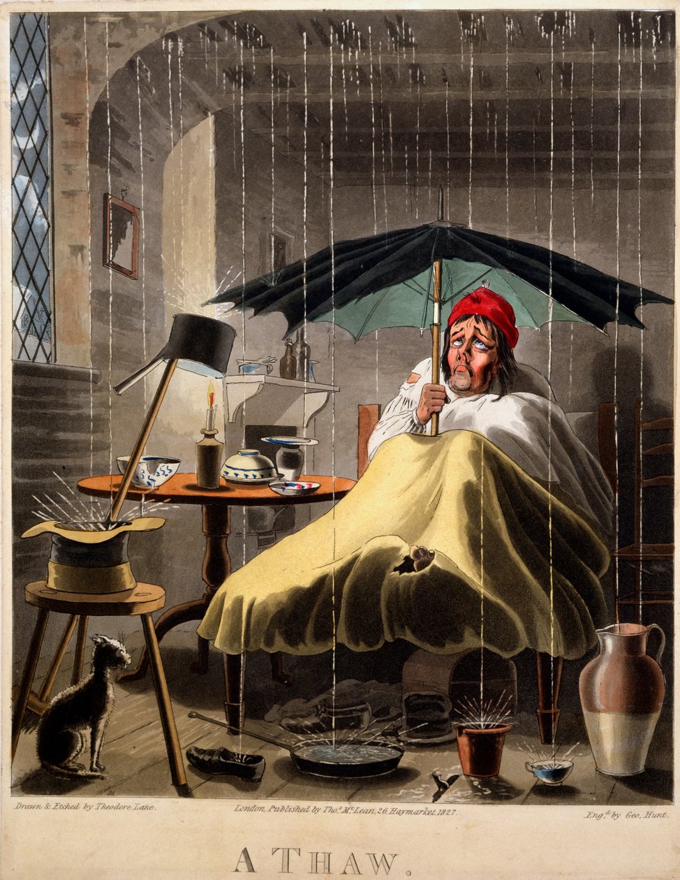 ذوبان ، طباعة من صنع جورج هانت ، 1827 (نقش يدوي) بواسطة ثيودور لين