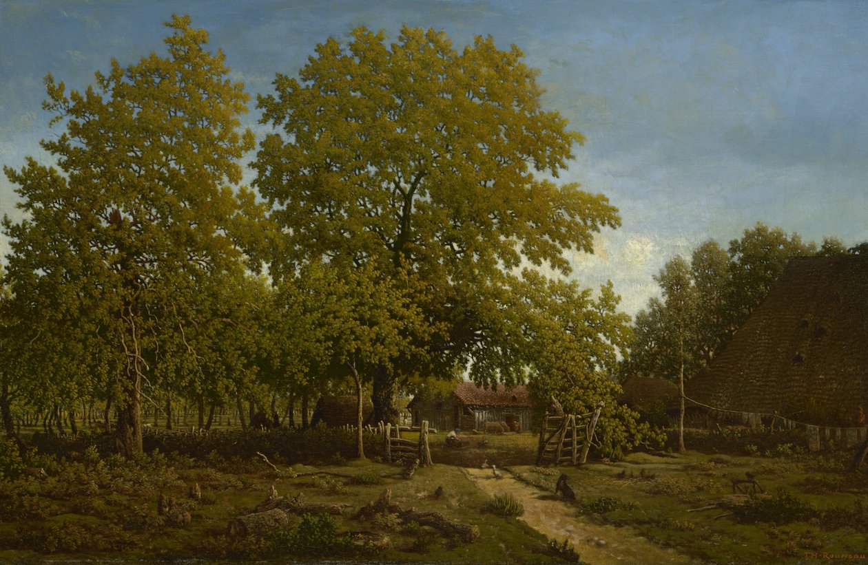 مزرعة في لانديز ، 1844-1867 بواسطة بيير إتيان ثيودور روسو