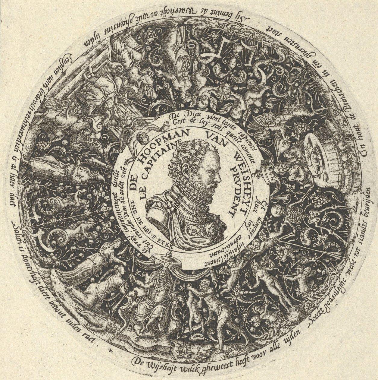 صورة لوليام الأول من أورانج ، من سلسلة تصاميم تازا ، كاليفورنيا. 1588. بواسطة تيودور دي بري