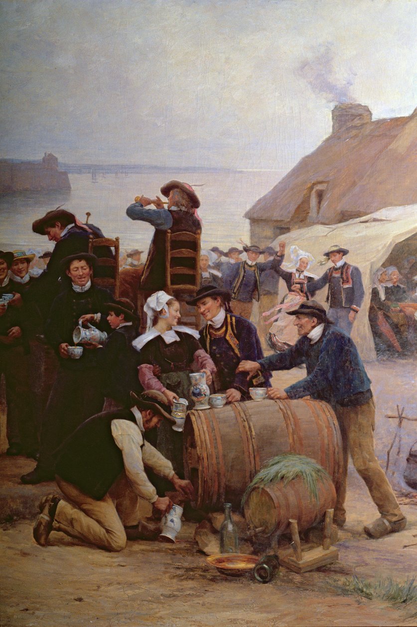 العفو في بريتاني (التفاصيل) (انظر أيضًا 164315 ، 164317) بواسطة ثيوفيل لويس ديرول