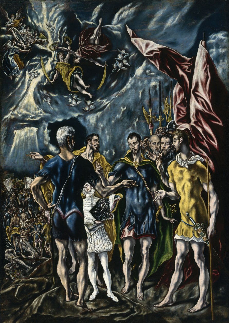 استشهاد القديس موريس ، c.1600-25 بواسطة Theotocopoulos Jorge Manuel c.1578 1631 Theotocopoulos Jorge Manuel c.1578 1631