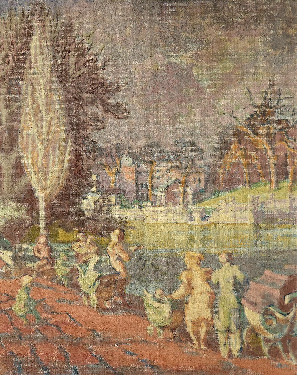 The Serpentine in Spring ، هايد بارك ، لندن بواسطة تريز ليسور