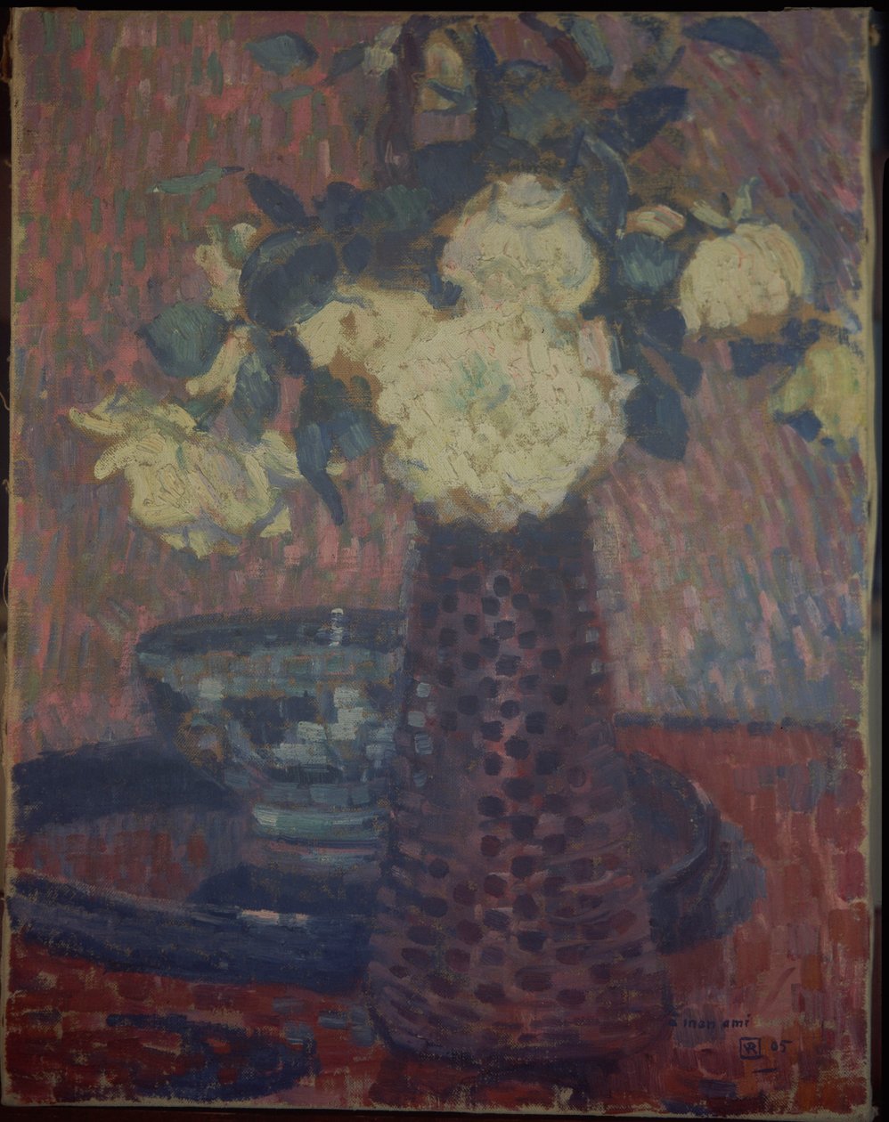 باقة زهور 1905 بواسطة Théo van Rysselberghe