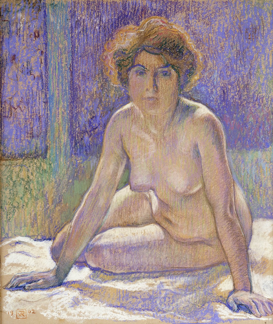 امرأة عارية جالسة ، 1912 بواسطة Théo van Rysselberghe