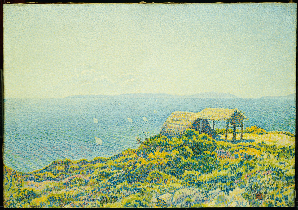 إيل دو ليفانت ، من رأس بنات ، 1893 بواسطة Théo van Rysselberghe