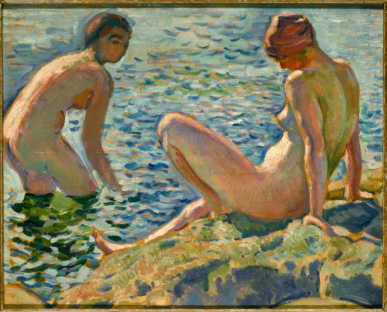 السباحون بواسطة Théo van Rysselberghe