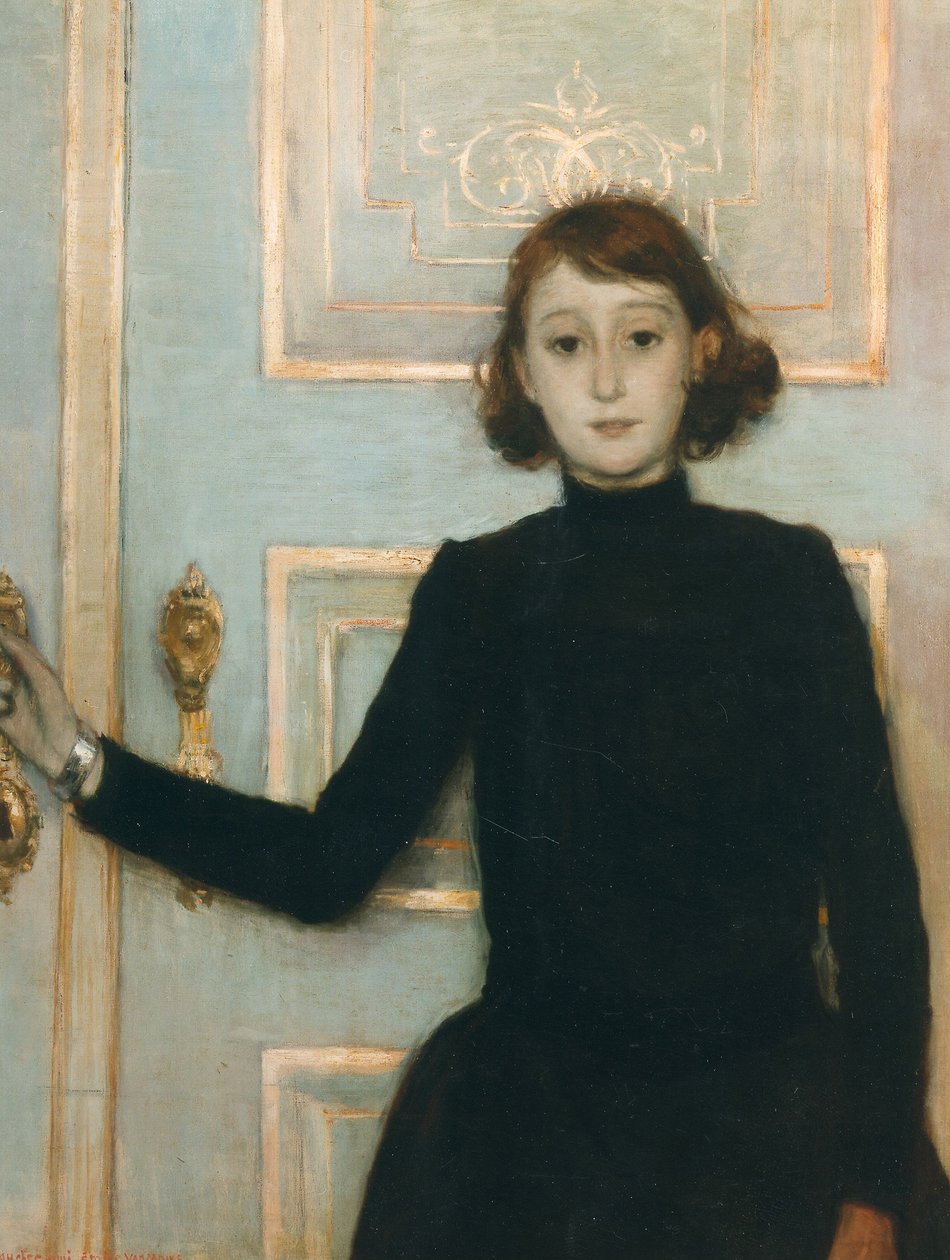 صورة لمارجريت فان مونس ، ١٨٨٦. بواسطة Théo van Rysselberghe