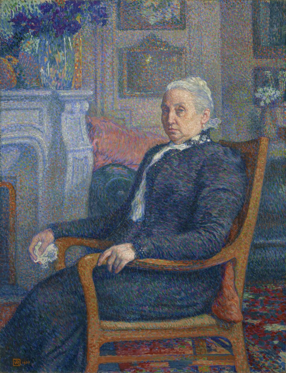 سيلفي ديكامب مونوم ، 1900 بواسطة Théo van Rysselberghe