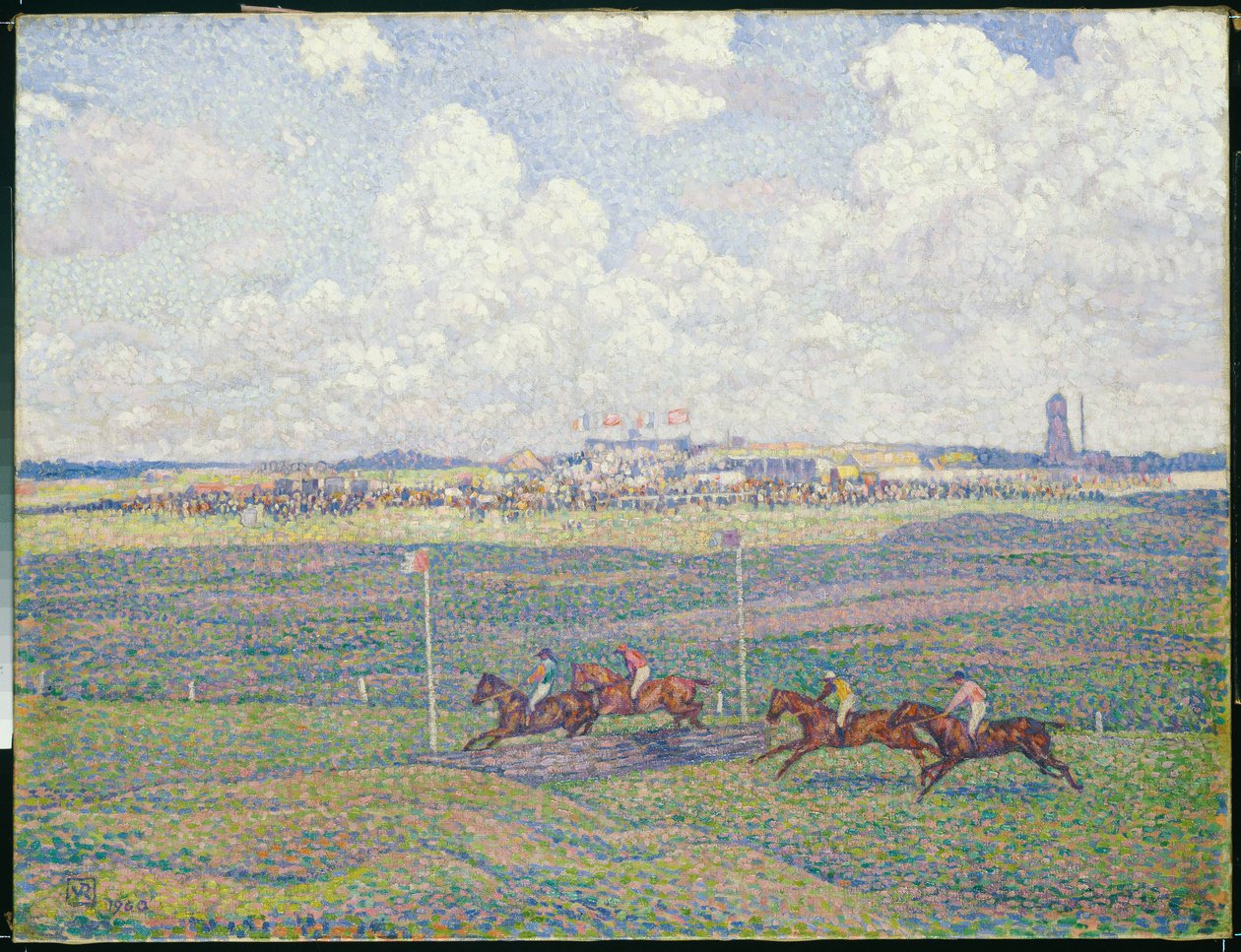 مضمار السباق في بولون سور مير بواسطة Théo van Rysselberghe