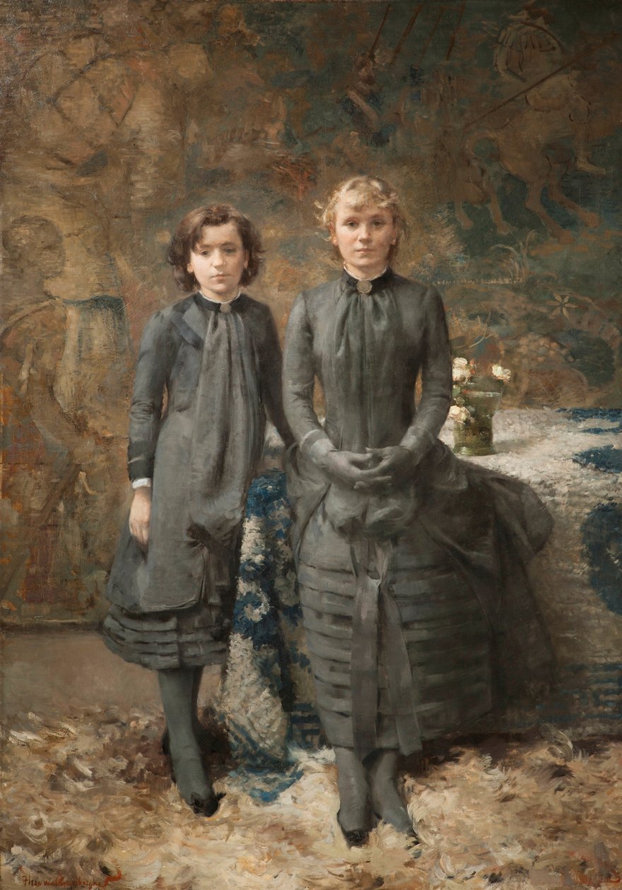 راهبات الرسام شلوباخ ، 1884. بواسطة Théo van Rysselberghe