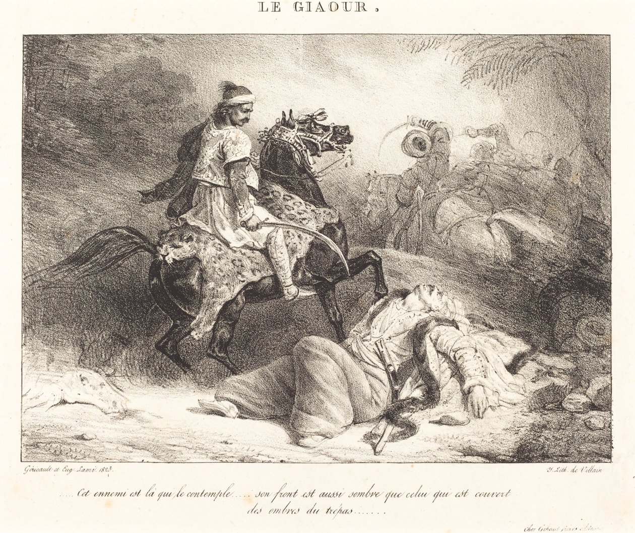 Le Giaour (الكافر) بواسطة تيودور جيريكولت ويوجين لويس لامي