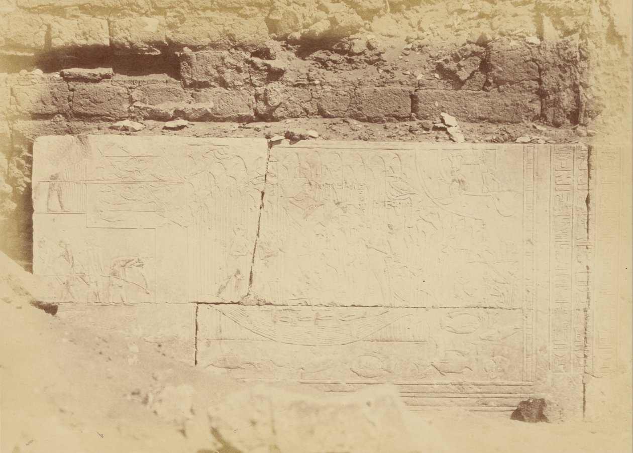 (سقارة ، نقوش مقبرة بتاح-مس) بواسطة Théodule Devéria
