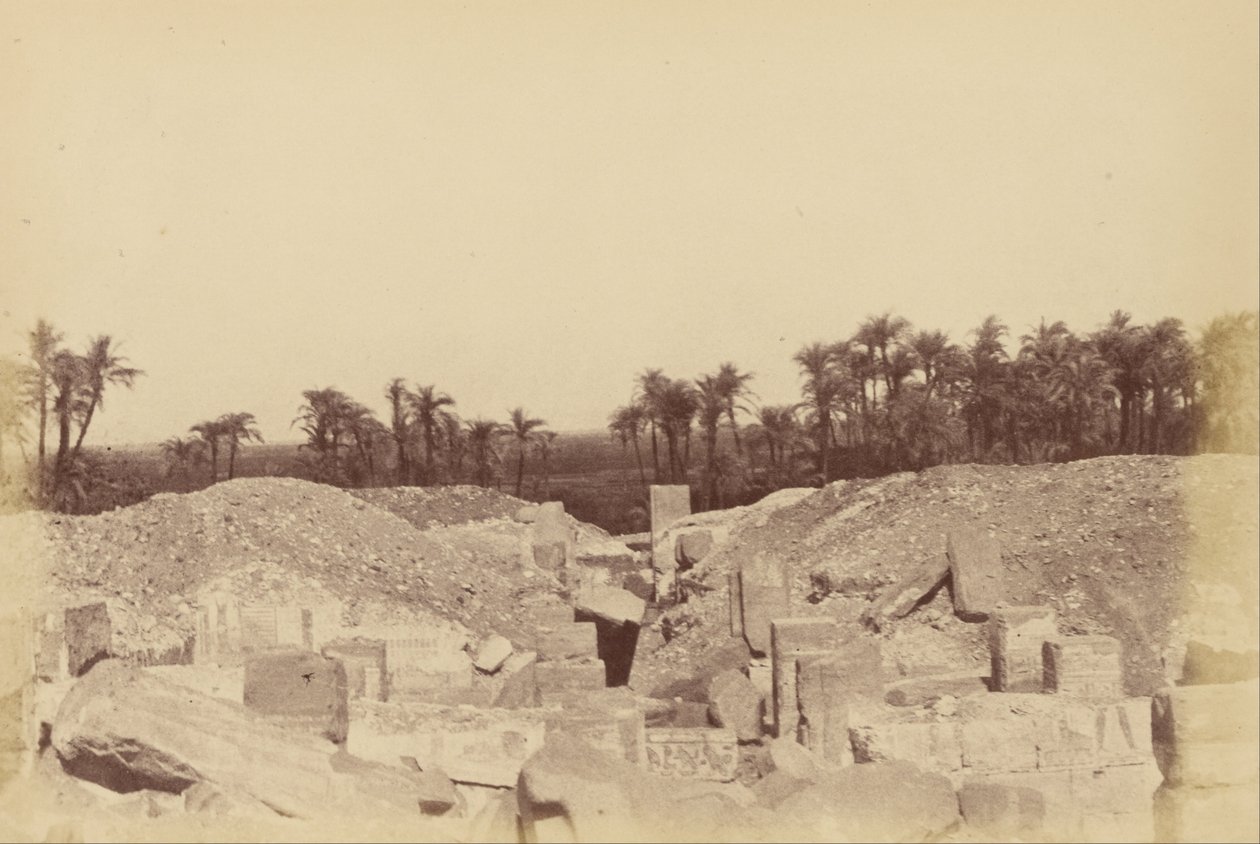 أبيدوس ، المعبد الصغير بواسطة Théodule Devéria