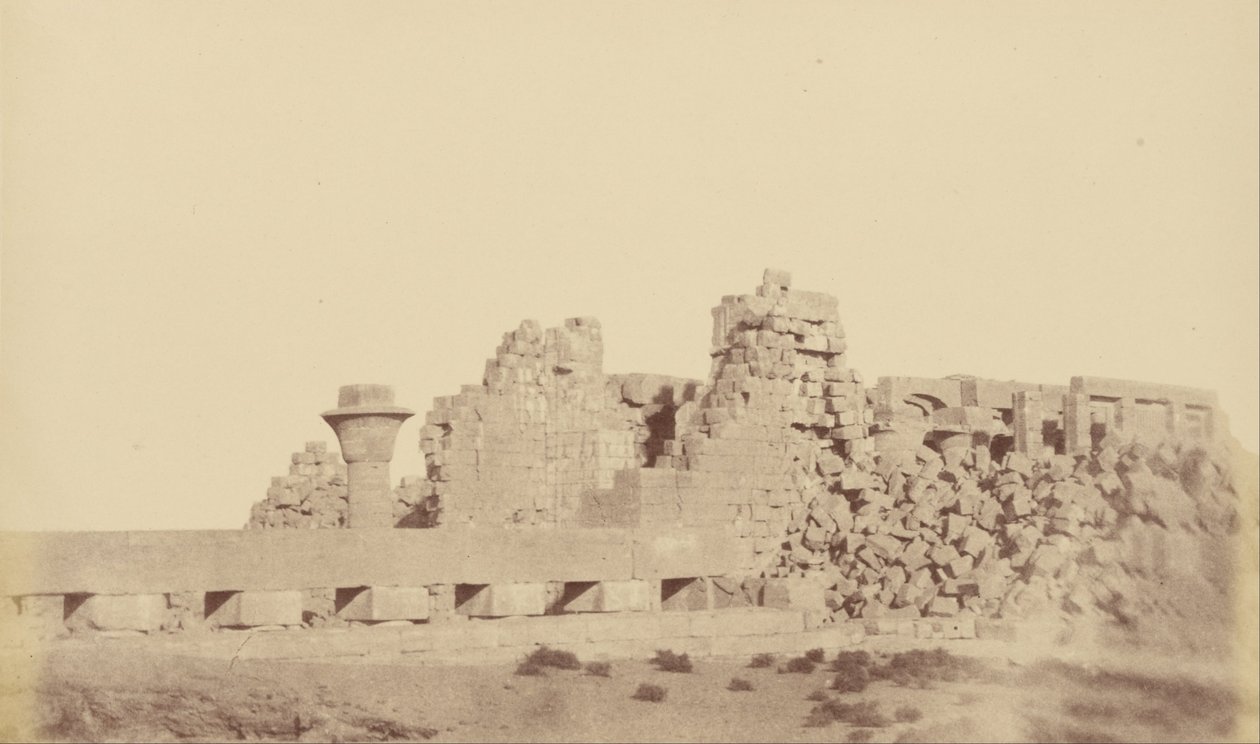 ممشى تحتمس الثالث المغطى ، الكرنك بواسطة Théodule Devéria