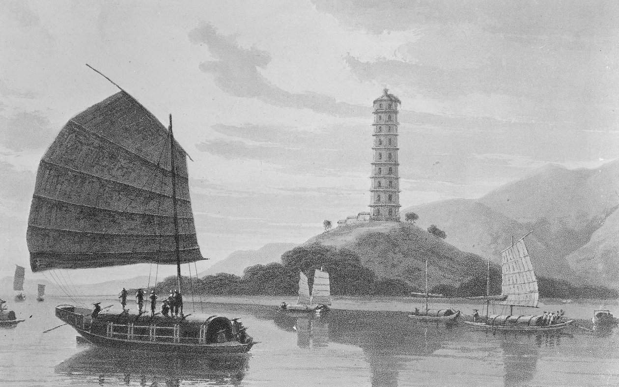 معبد وامبوا ، 1810 بواسطة توماس وويليام دانييل