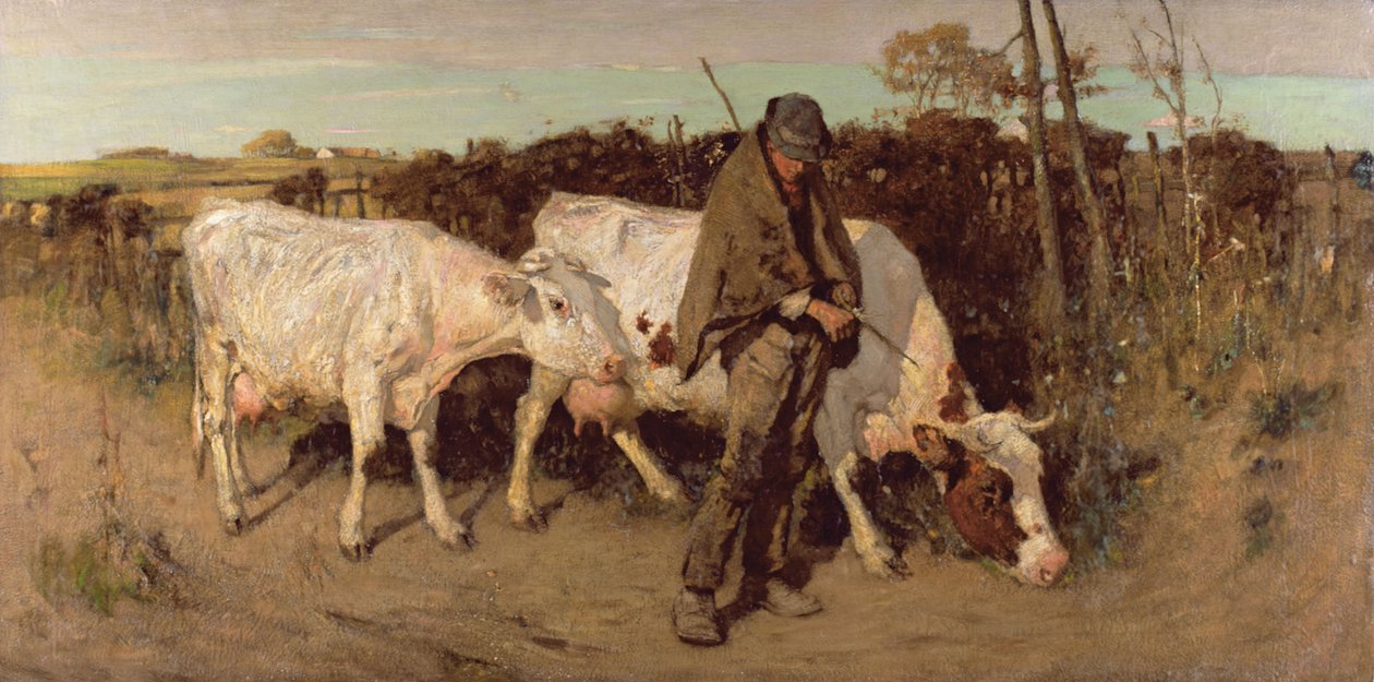 العودة من المراعي 1890 بواسطة توماس أوستن براون