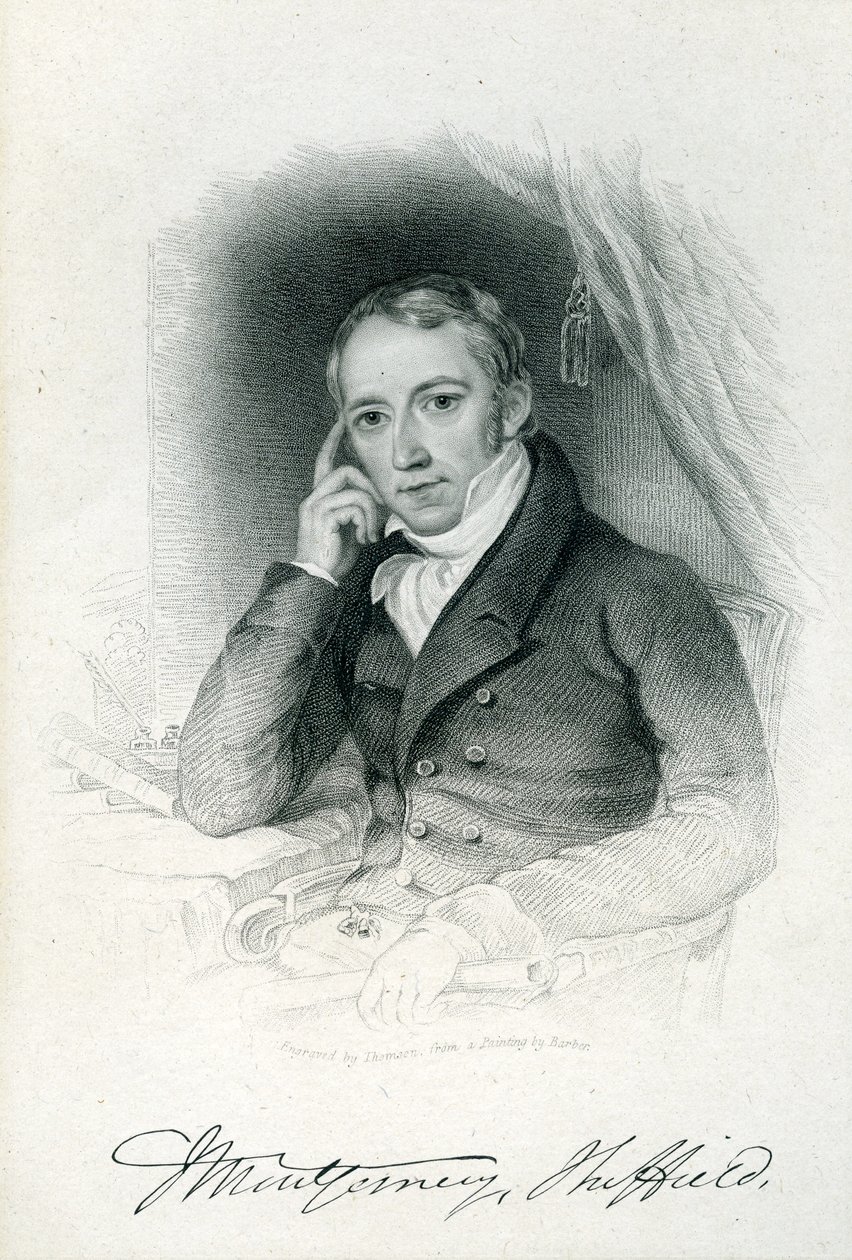 صورة لجيمس مونتغمري ، c.1820 بواسطة توماس باربر