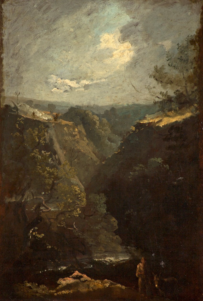 ويك روكس ، c.1824 بواسطة توماس باركر من باث